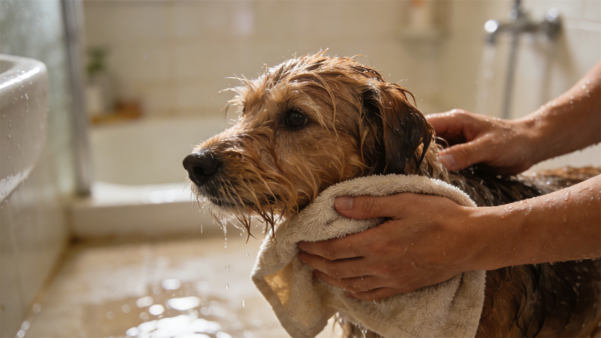 The perfect temperature for dog bath water: scientific advice for protecting the skin's natural oil layer.