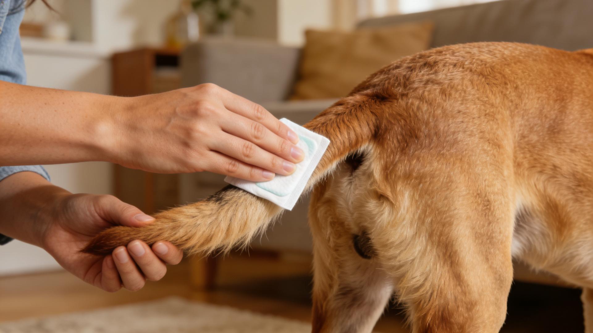 The secret at the base of the tail: an easily overlooked blind spot for skin cleaning.