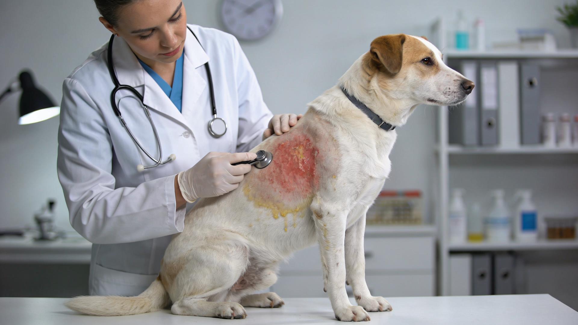 The underlying reason why dogs must be dried after a bath: a breeding ground for eczema and fungal infections.