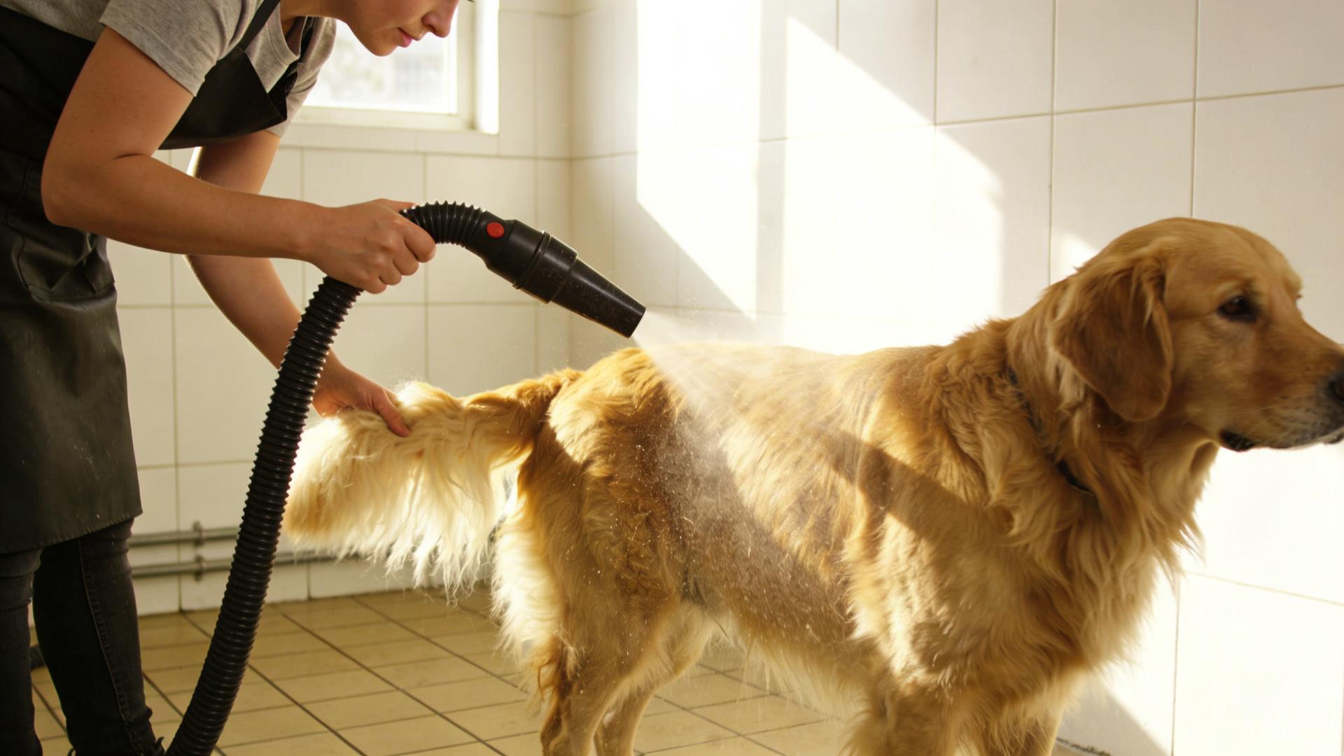 The underlying reason why dogs must be dried after a bath: a breeding ground for eczema and fungal infections.
